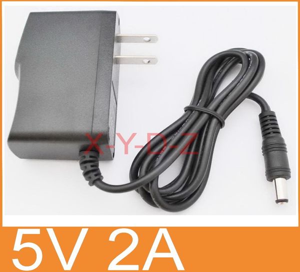 

50pcs ac 100v240v converter adapter dc 5v 2a 2000ma power supply us plug dhl 7122896