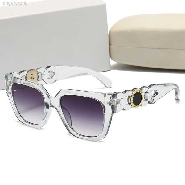 

sunglasses for man woman designer goggle beach sun glasses retro small frame design uv400 with box 8695, White;black