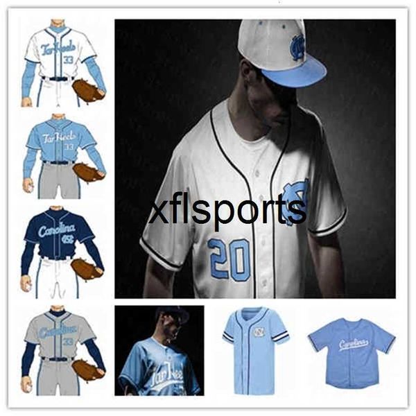 

axflsp glaa3740 ncaa college unc north carolina tar heels baseball jersey custom aaron sabato dylan harris tyler causey will stewart max alb, Black
