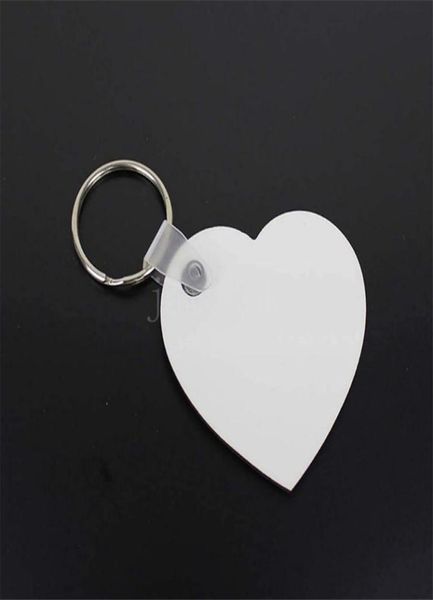 

heart blank board keyring keychain printing keyrings women men diy sublimation key chains accessories db6224203977, Silver