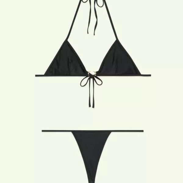 

25women swimwear designer bikinis woman bathing suits beach fashion swim wear outdoor sports outfit s-xl, White;black