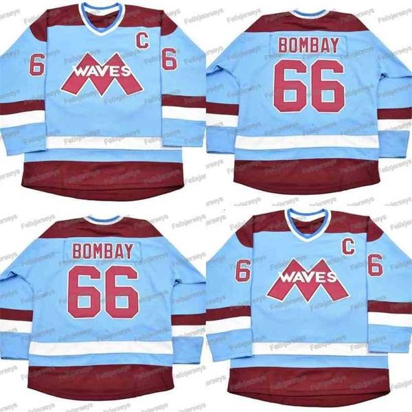 

c2604 thr 66 mighty ducks gordon bombay movie hockey jersey 100% embroidery mens womens youth hockey jerseys fast shipping, Black
