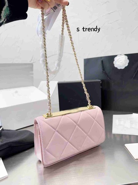 

brand new shoulder bag messenger designer woc series sheepskin pattern with all-steel fine carving light gold buckle the most lovely one thi