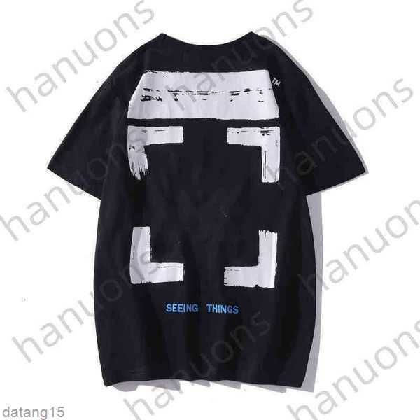 

men off t shirts summer fashion white short sleeve arrow women lovers t-shirt print letter x the back nfx2 7 ji00, White;black