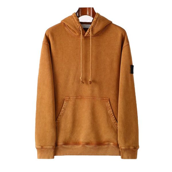

tone european and american style washed old pullover sweater couple loose casual hoodie