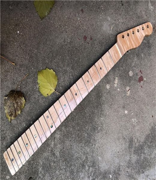 

tiger flame maple electric guitar neck 21 fret guita part replacment9666456