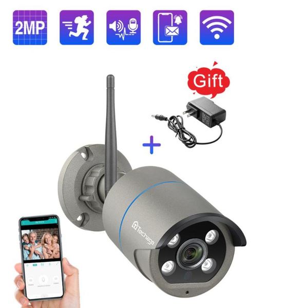 

cameras techage 1080p wireless camera two way audio sound speak outdoor cctv suveillance work with wifi system p2p app tf card2465782