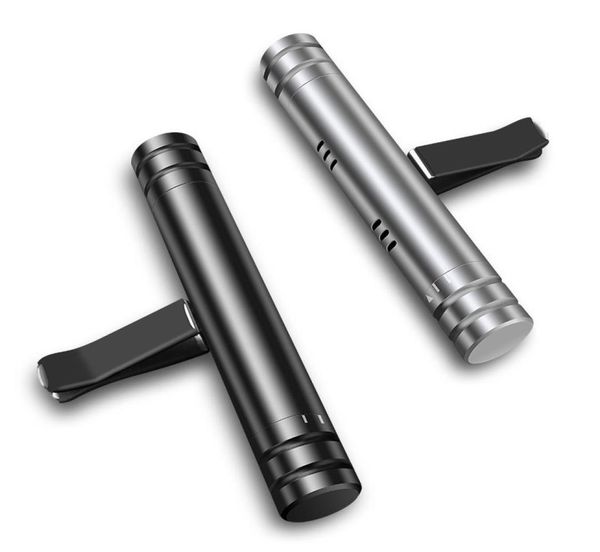 

fashion car air freshener creative metal perfume diffuser clip solid aromatherapy stick of cars airvent 4 color2302094