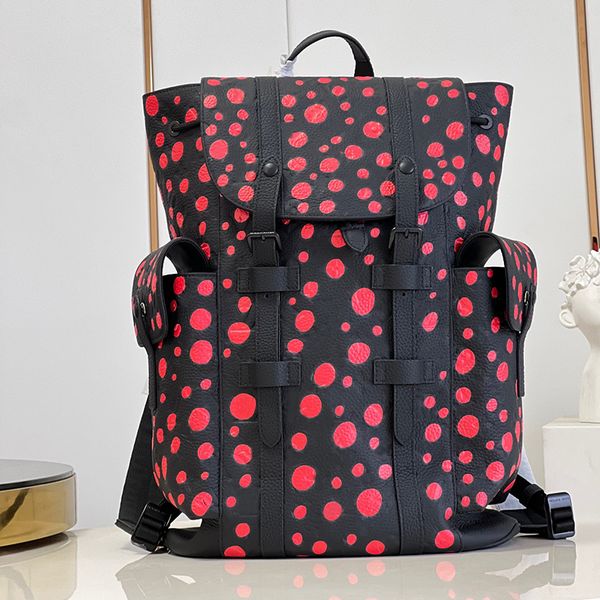 

designer travel backpack men leather shoulder crossbody bag full letters schoolbag backpacks messenger bags purse totes m21978