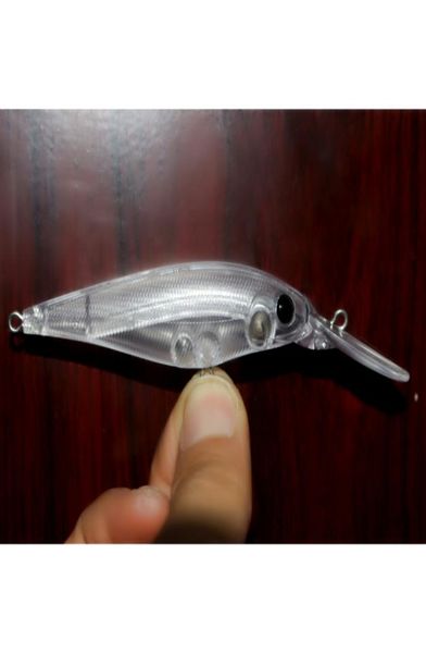 

gyfishing 20 pcs unpainted fishing lure shad medium divers minnows hard baits body3248849