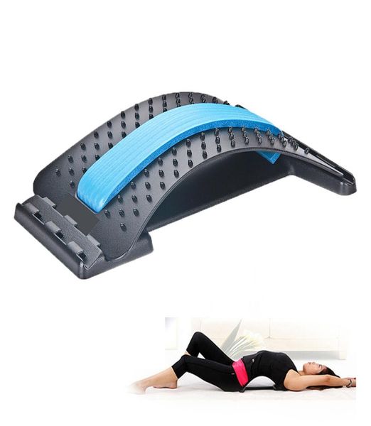 

back massager stretcher fitness massage equipment stretch relax stretcher lumbar support spine pain relief chiropractic dropship4469671