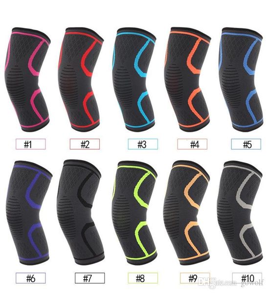

10 colors knee protective pad honeycomb crash cushion leg fitness supplies for jogging outdoor basketball soccer mountaineering2092797