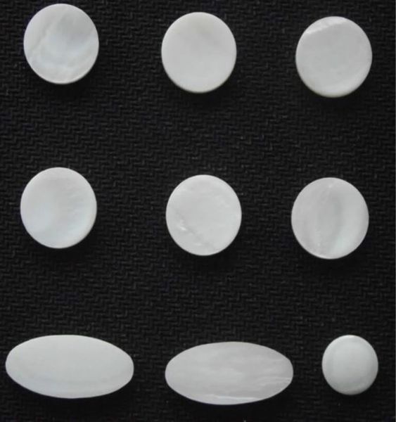 

saxophone real mica of pearl key buttons inlays01234567618358