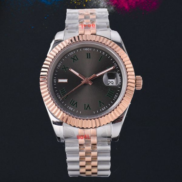 

fashion mens watch 8215 movement 41mm 36mm movement watches automatic mechanical 31mm 28mm womens quartz bezel stainless steel waterproof lu, Slivery;brown