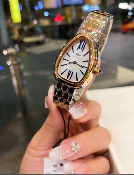 

luxury 30mm women's watch uses a snake-like imported quartz movement sport watchdesigner watchesmovement watches, Slivery;golden