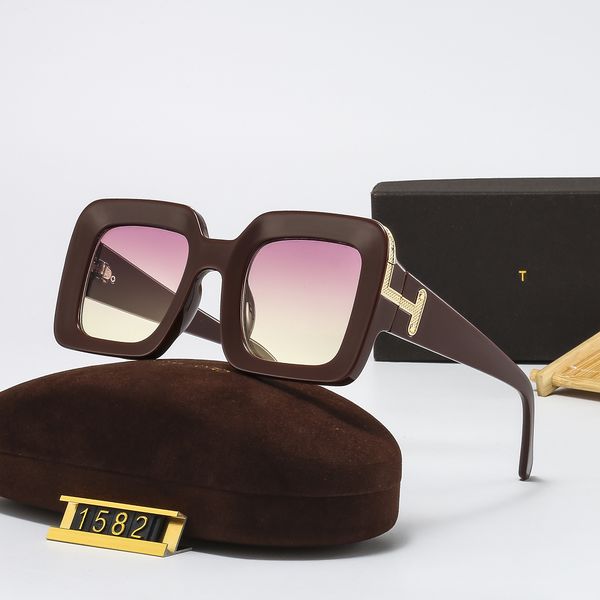 

new style generous frame sunglasses tom men's and women's sunglasses board frame fashion trend street p glasses 1582, White;black