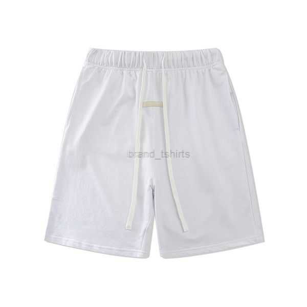 

mens designer shorts essentail short women reflective high street shorts men's casual sports pant loose oversize style drawstring short, White;black