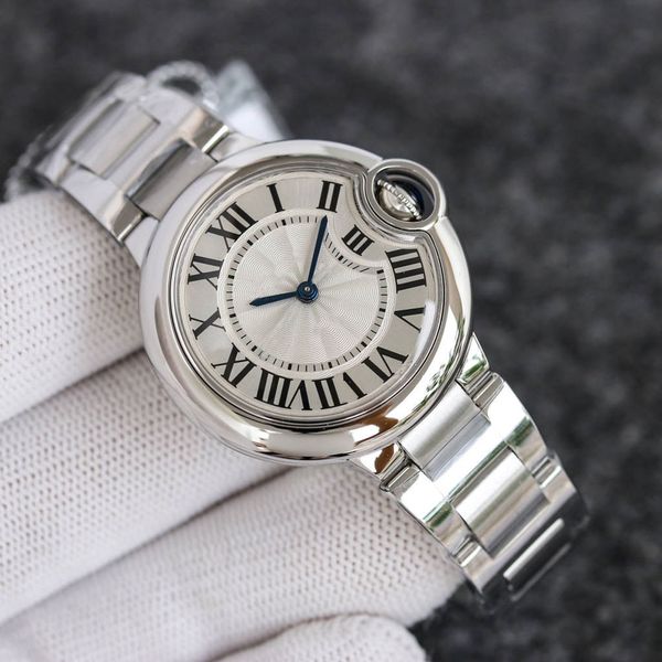 

quartz womens watches mens watch 33mm 36mm 42mm watchs casual wristwatch fashion clock gift men quality, Slivery;golden