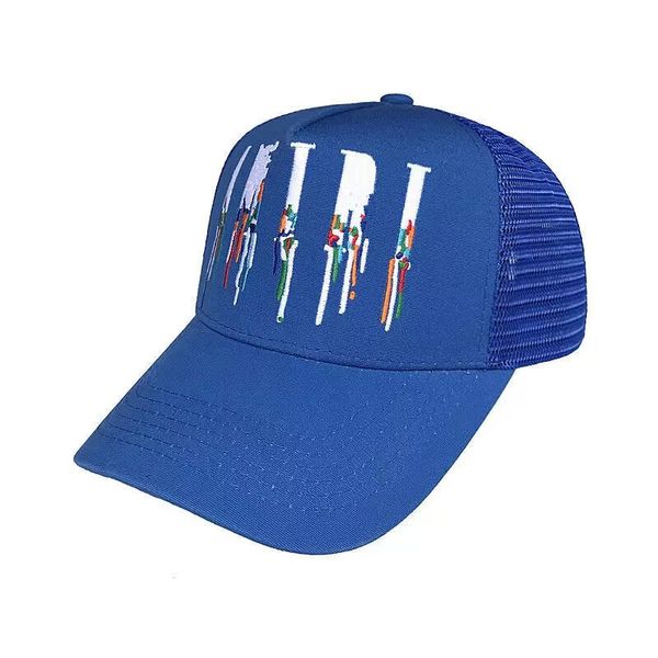

latest colors ball caps luxury designers hat fashion trucker cap quality embroidery letters, Blue;gray