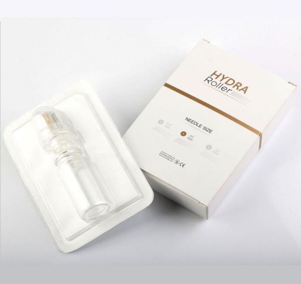 

new titanium microneedle automatic hydra derma roller 64 gold tips micro needles with 025mm 05mm 10mm lengths ce5171598
