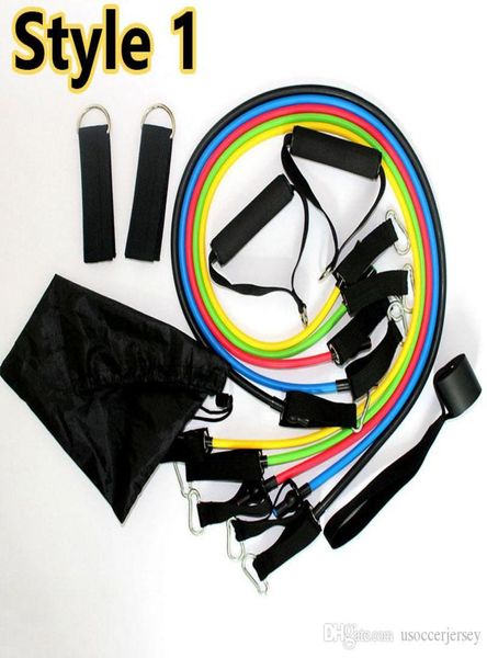 

multifunctional resistance bands tension band set weights exercise fitness workout elastic band chest expander with door anchor at9577493