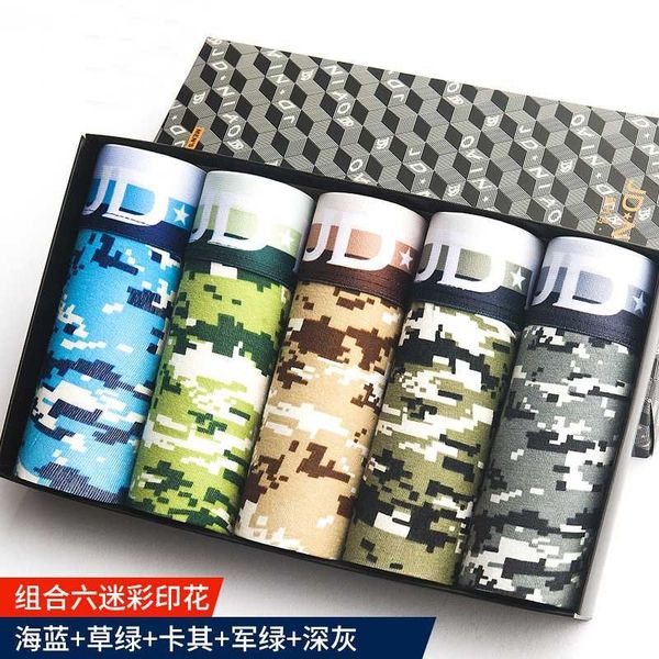 

2023 5pcs underwear men cotton boxer homme brand mens underpants male panties breathbale shorts u convex pouch men plus size l-3xl n2, Black;white