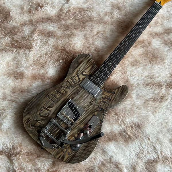 

custom shop electric guitar handwork 6 strings rosewood fingerboard basswood body guitarra