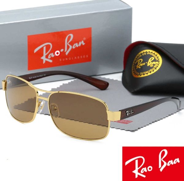 

men rao baa sunglasses classic retro sunglasses luxury designer eyewear summer metal frame designers sun glasses woman ml 3379 with box glas, White;black