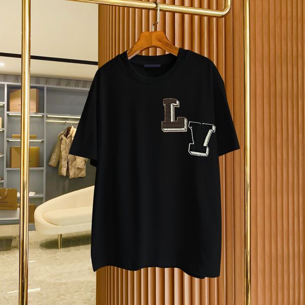 

men's plus tees & polos round neck embroidered and printed polar style summer wear with street pure cotton 11mk, Black;brown