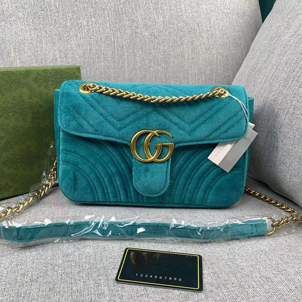 

luxury velvet bags women cross body designers shoulder ggity bag classic genuine leather heart style gold chain gg bags tote messenger handb