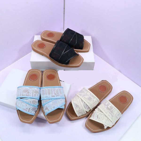 

designer slipper sliders mens womens summer sandals beach slippers ladies flip flops loafers black white blue slides chaussures shoes fashio