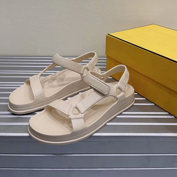 

elegant flat sole sandals women ankle strap dress shoes luxurious designer slides casual fashionable factory shoe open toe 3cm thick sole sa, Black