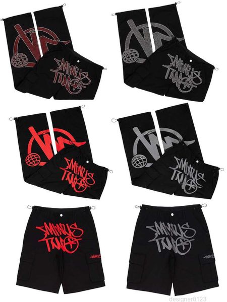 

minus two y2k cargo pants men women baggy jeans oversized black pants 2023 new harajuku hip hop gothic wide trousers streetwear, White;black