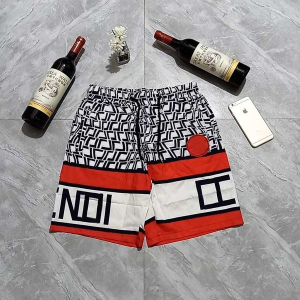 

men swimwear board shorts summer seaside swimming trunks fashion casual sports loose water resistant beach shorts pants, White;black