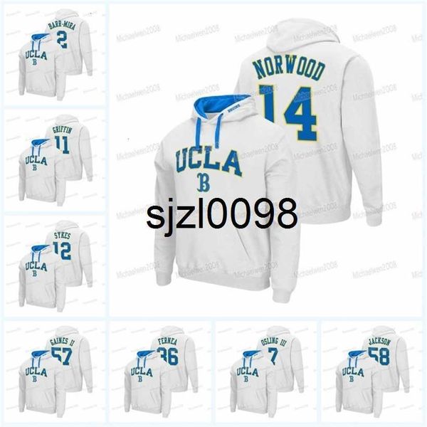 

sj98 2021 ucla bruins hoodie ethan fernea jon gaines ii datona jackson paul grattan zach charbonnet kazmeir allen brittain brown logan loya, Black