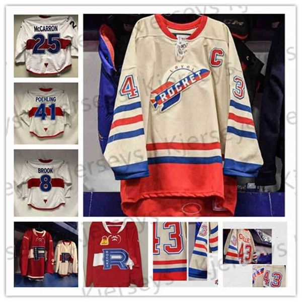 

c2604 43 xavier ouellet 2022 laval rocket jersey evans 5 parisi 40 taormina 8 josh brook froese shinkaruk alzner mccarron poehling jevpalovs, Black
