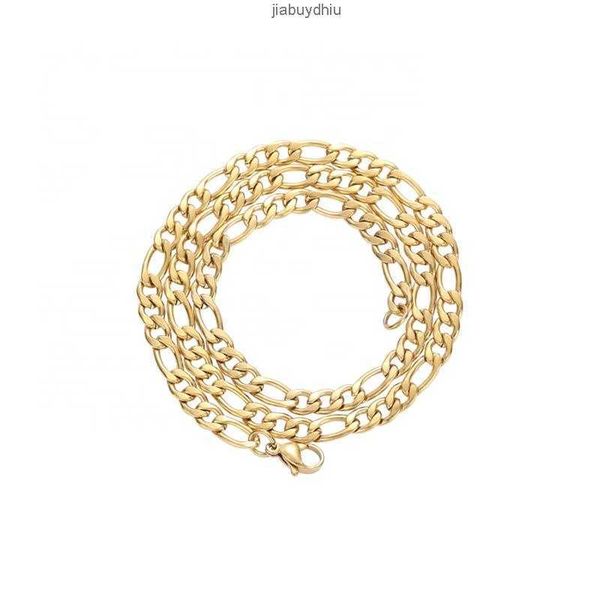 

wholesale gold silver 3mm 5mm nk stainless steel cuban link chain chokers necklace