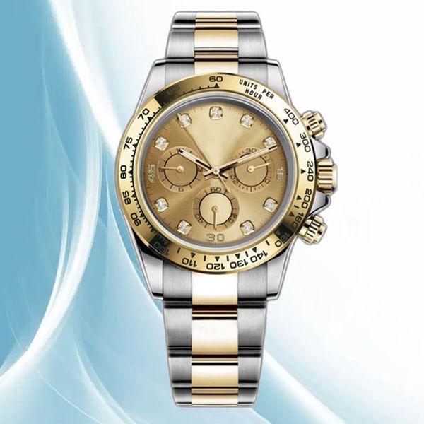 

designer 8215 movement watch automatic mechanical watches 40mm 904l stainless steel strap gold watch sapphire case design monte fashion mens, Slivery;brown