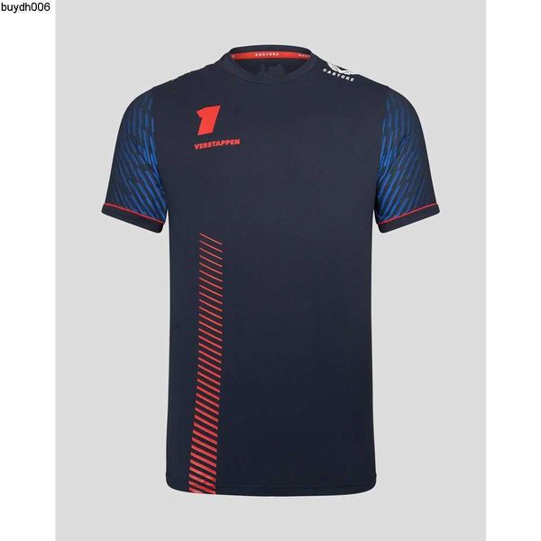 

a79g 2023 summer men's short sleeve t shirt t-shirts f1 racing team new red suit dutch bulls driver vestappan round neck sport casual e, White;black