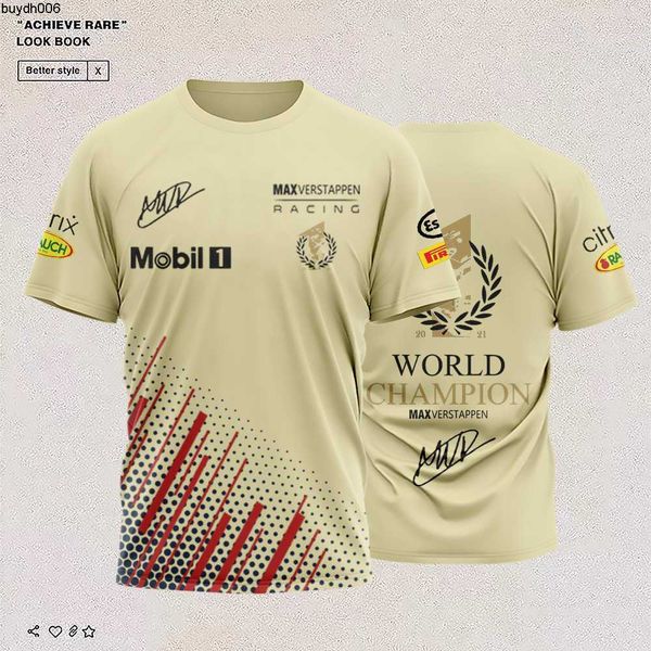

zpj4 2023 summer men's short sleeve t shirt t-shirts f1 racing team new formula one comfortable sports eh0k, White;black
