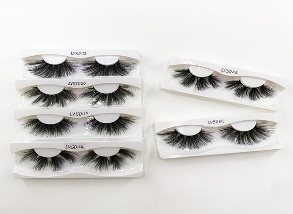 

30mm faux mink strip lashes long dramatic lashes come with white tray faux false eye lash3809084