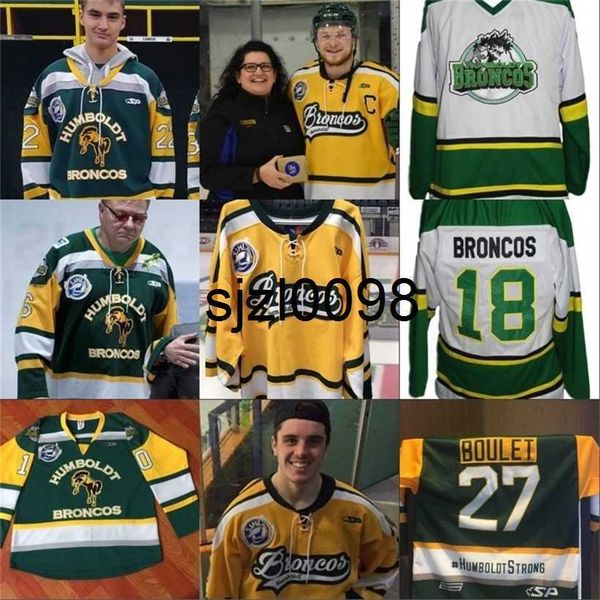 

sj98 humboldt broncos junior hockey jersey tyler macpherson 100% stitched custom hockey jerseys any name number s-5xl, Black