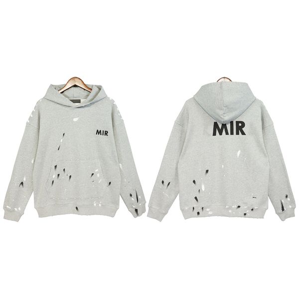 

mir hoodie men hoodies designers hoodies pull-over mir hoodies winter warm man clothing hoody sweatshirts version us size 5839, Black