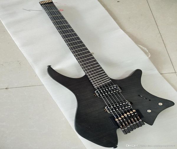 

tigergrain maple eucalyptus headless guitar 6string headless electric guitar tremolo bridge quilt maple seiko production 8660580
