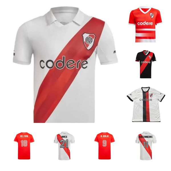 

carrascal 23 24 river plate home soccer jerseys third black quintero camiseta perez romero de la cruz 2023 2024 borre away football concept, Black;yellow