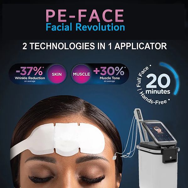 

non-invasive pe-face magnetic ems rf wrinkle removal ems pe facial lifting skin tightening machine non-surgical facial peeling therapy