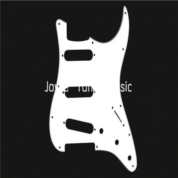 

white 3 ply electric guitar pickguard for fender strat style electric guitar7961914