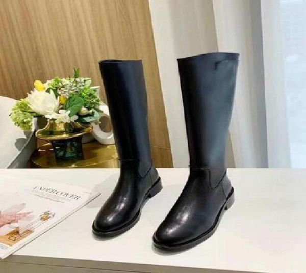 

brand name womens ankle knee snow knight genuine leather winter martin slimming with diamond metal booties sz35409641821, Black