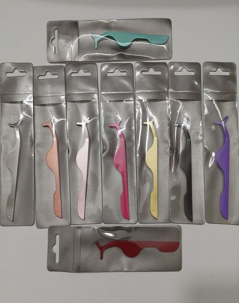 

multifunction eyelash curler eyelash clips tweezers auxiliary device false eyelashes eye lash clip beauty makeup tool with opp ba2090073