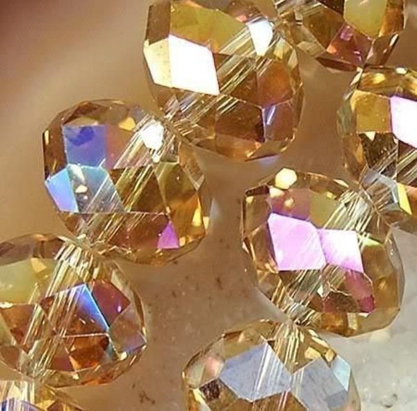 

72pc champagne ab fine crystal loose bead 8mm012345673567565